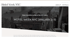 Desktop Screenshot of hotelweeknyc.com